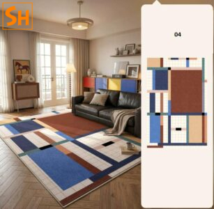 Thảm trải sàn họa tiết hình học LN9542 11